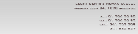 Lesni Center Novak d.o.o.